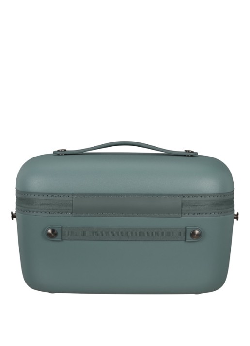 Samsonite Stackd beautycase met afneembare schouderriem en uitneembaar etui - achterkant 3 lichtblauw