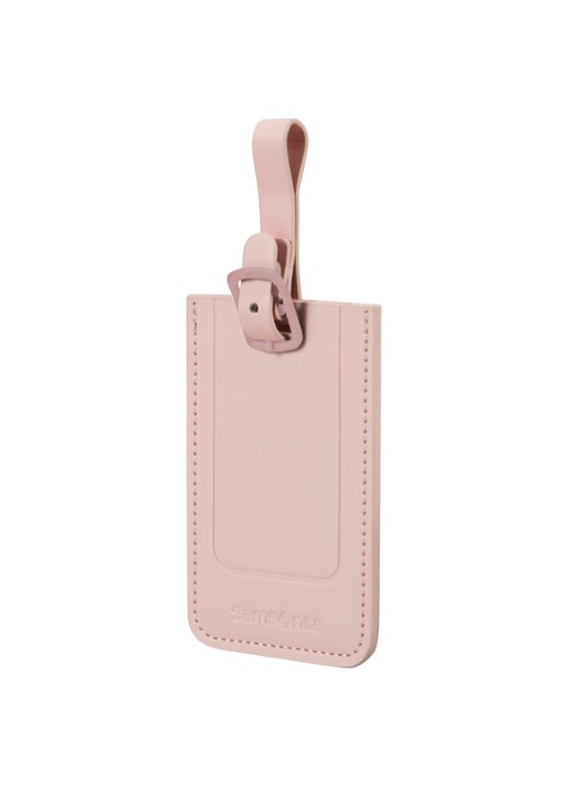 Samsonite TA Revolution bagagelabel set van 2 - voorkant 2 roze