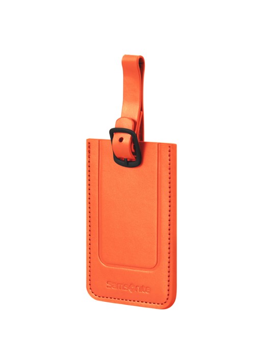 Samsonite TA Revolution bagagelabel set van 2 - voorkant 3 orange