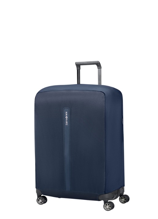Samsonite TA Revolution L kofferhoes - voorkant 3 donkerblauw