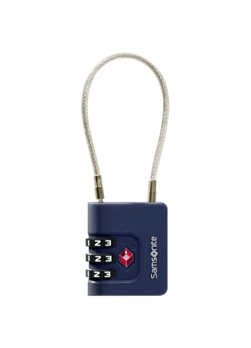 Samsonite TA Revolution TSA cijferslot - achterkant 3 donkerblauw
