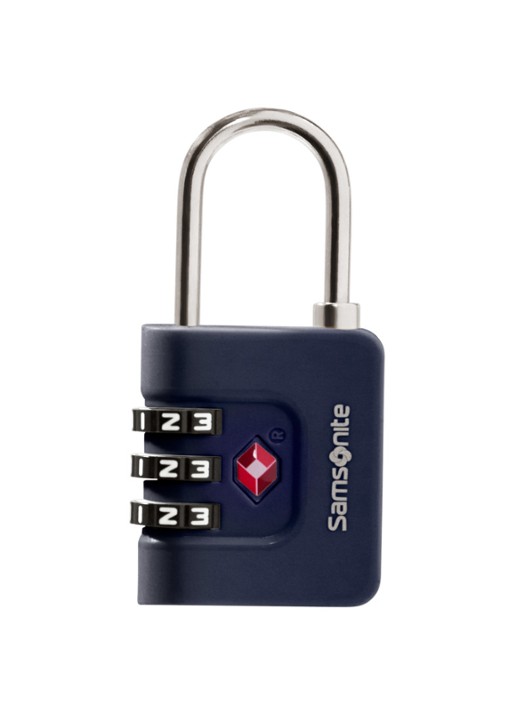 Samsonite TA Revolution TSA cijferslot - achterkant 3 donkerblauw