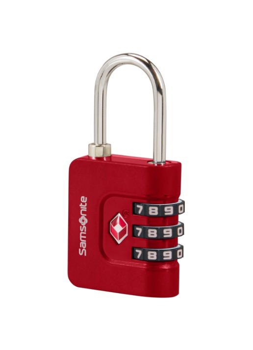 Samsonite TA Revolution TSA cijferslot - voorkant 2 rood