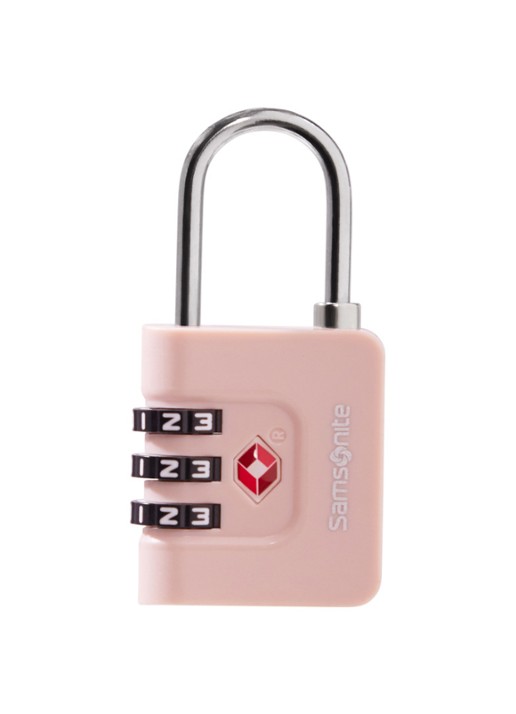 Samsonite TA Revolution TSA cijferslot - achterkant 3 roze
