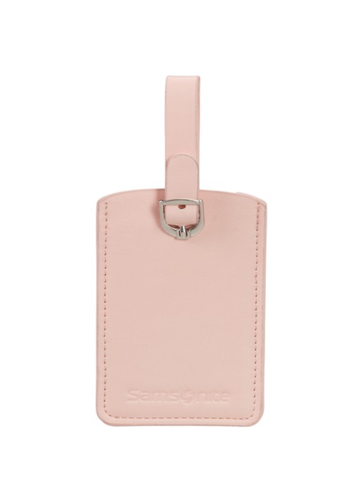 Samsonite Travel Accessories bagagelabel set van 2 - voorkant zalmroze