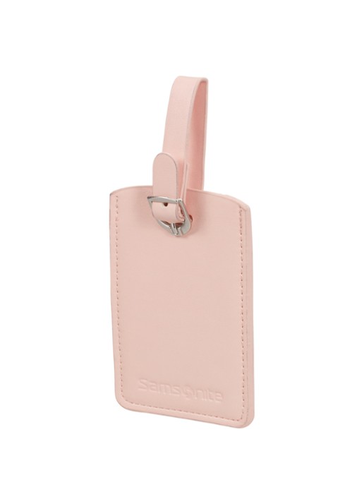 Samsonite Travel Accessories bagagelabel set van 2 - voorkant 2 zalmroze
