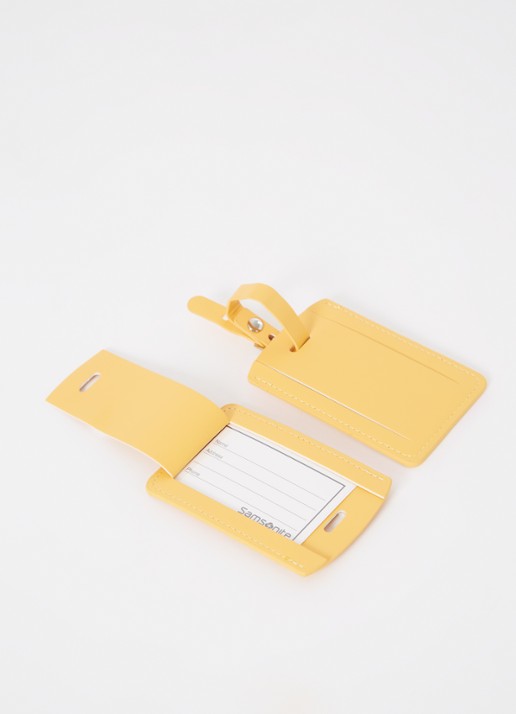 Samsonite Travel Accessories bagagelable set van 2 - detail 2 lichtgeel