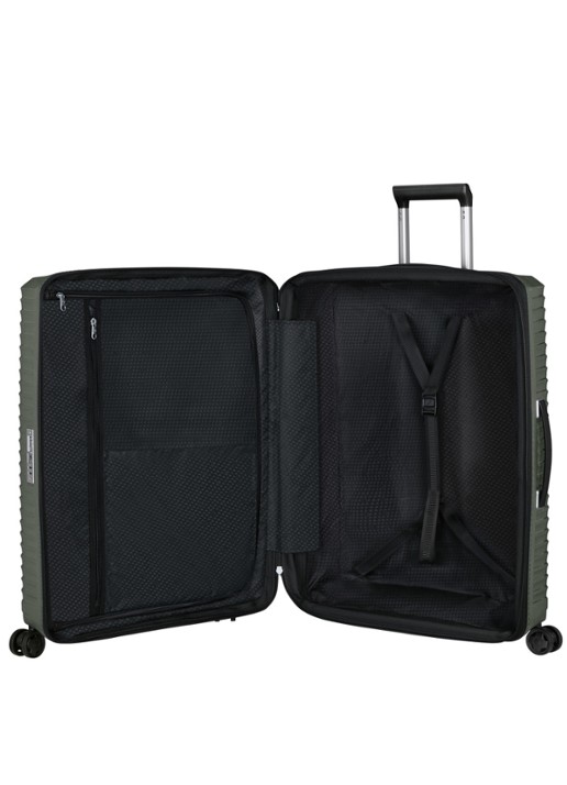 Samsonite Upscape spinner 68 cm - detail donkergrijs