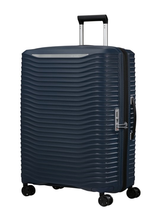 Samsonite Upscape spinner 75 cm - voorkant 3 donkerblauw