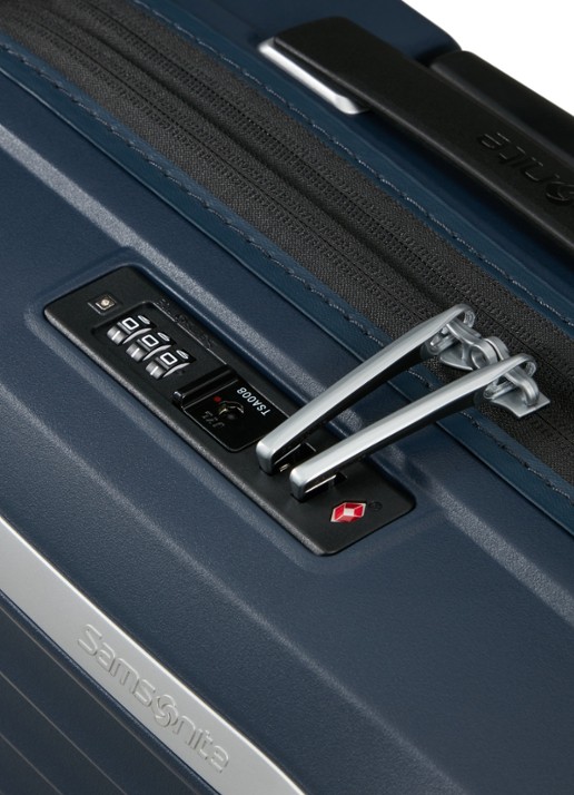 Samsonite Upscape vergrootbare spinner 45 cm - detail 3 donkerblauw