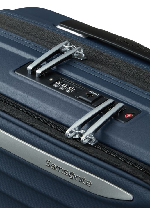 Samsonite Upscape vergrootbare spinner 55 cm - detail 4 donkerblauw