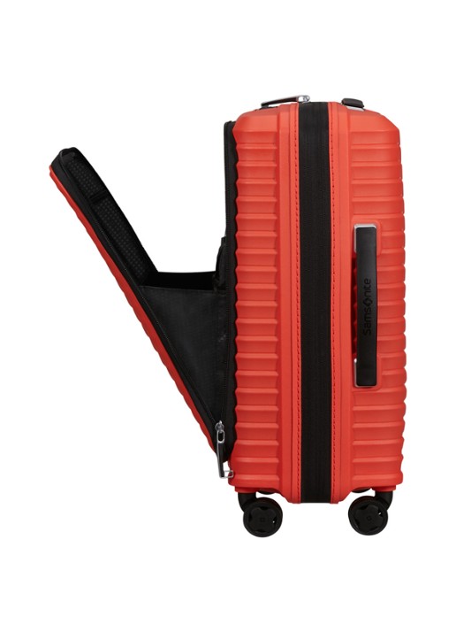 Samsonite Upscape vergrootbare spinner 55 cm - detail 4 oranjerood