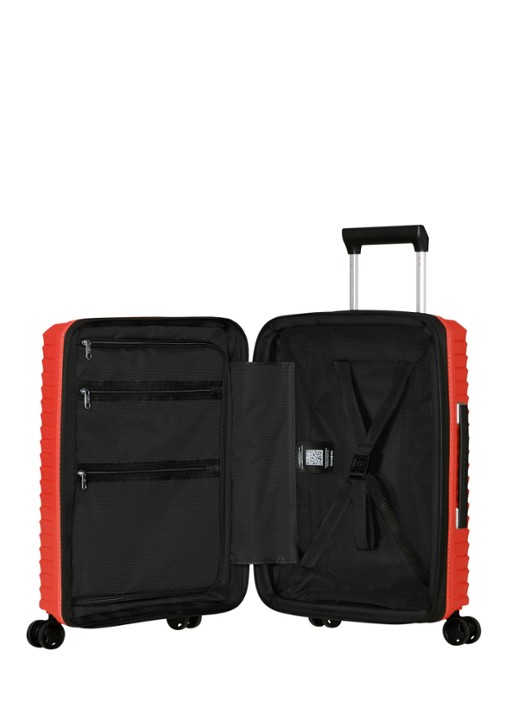 Samsonite Upscape vergrootbare spinner 55 cm - achterkant rood