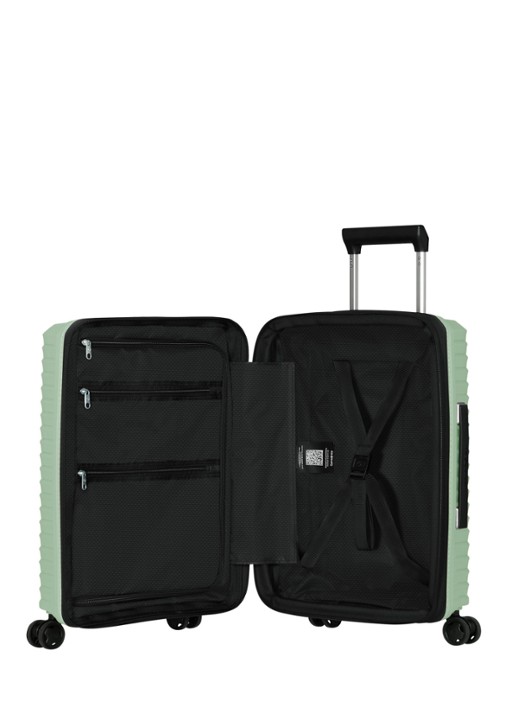 Samsonite Upscape vergrootbare spinner 55 cm - achterkant lichtgroen