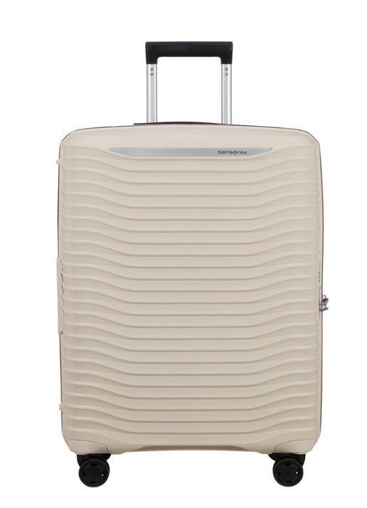 Samsonite Upscape vergrootbare spinner 68 cm - voorkant zand