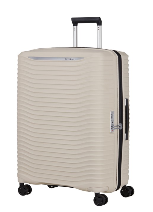 Samsonite Upscape vergrootbare spinner 75 cm - voorkant 2 zand