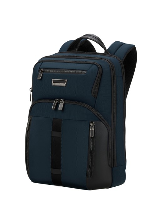 Samsonite Urban-Eye rugzak met 14,1 inch laptopvak - voorkant 4 donkerblauw