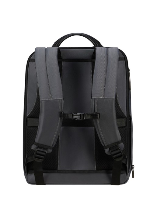 Samsonite Urban-Eye rugzak met 15,6 inch laptopvak - achterkant donkergrijs