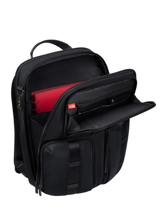 Samsonite Urban-Eye rugzak met 15,6 inch laptopvak - detail 2 zwart