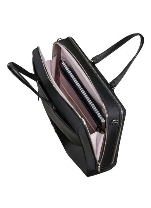 Samsonite Zalia 3.0 businesstas met 15,6 inch laptopvak - achterkant 4 zwart