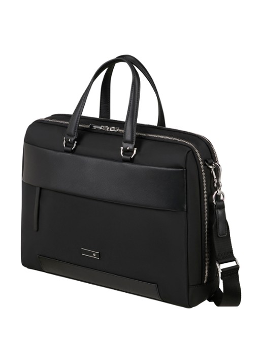 Samsonite Zalia 3.0 businesstas met 15,6 inch laptopvak - voorkant 3 zwart