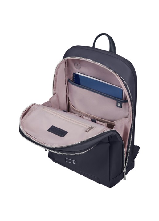 Samsonite Zalia 3.0 rugzak met 15 inch laptopvak - achterkant donkerblauw