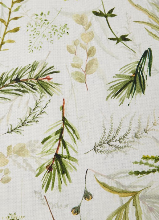 Sander Greenery tafelkleed van katoen 250 x 150 cm - detail 3 gebroken wit