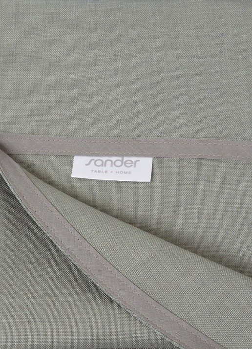 Sander Loft tafelkleed van polyester 170 cm  - detail 3 bronsgroen