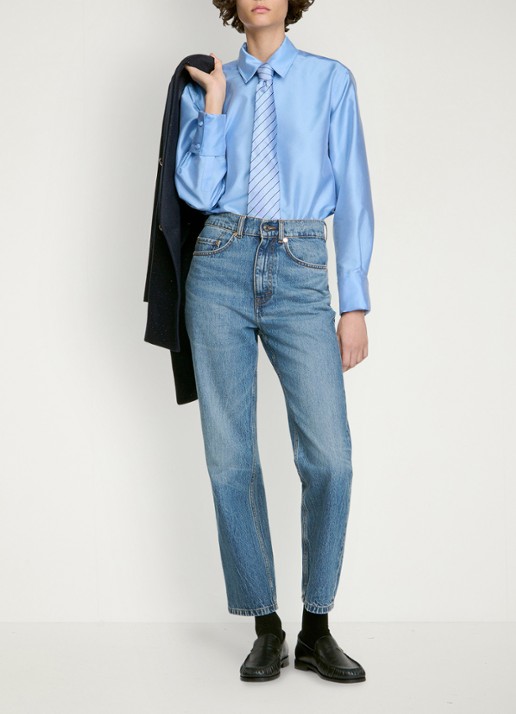 Sandro Blouse in zijdeblend