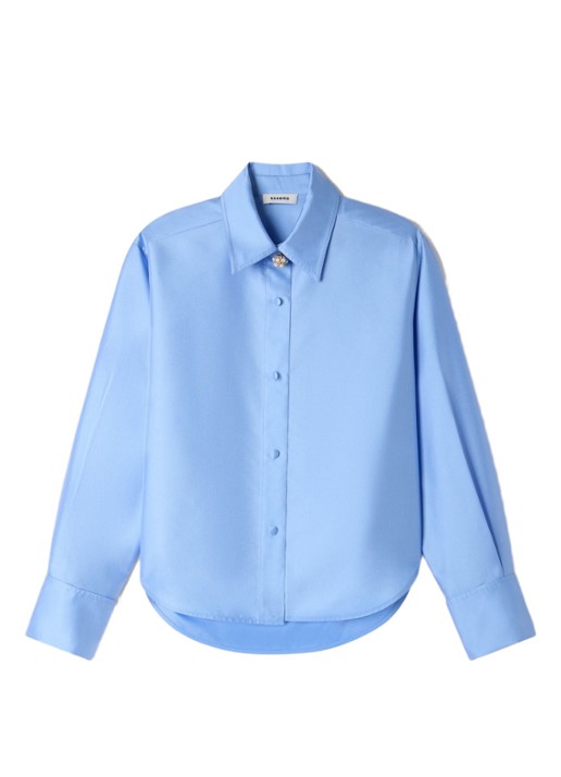 Sandro Blouse in zijdeblend