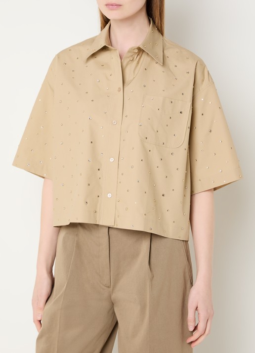 Sandro Blouse met studs
