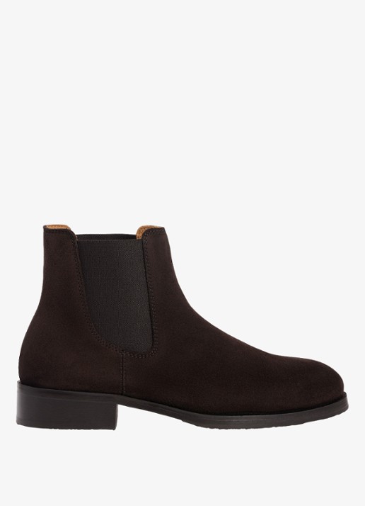 Sandro Chelsea boot van leer