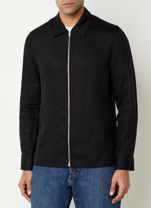 Sandro Chemise jack met kraag