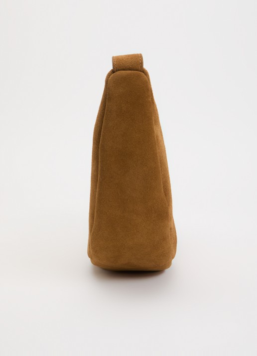Sandro Crossbodytas van suède - detail 2 cognac