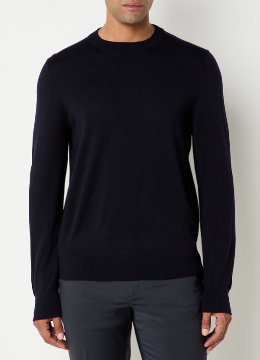Sandro Fijngebreide pullover van wol