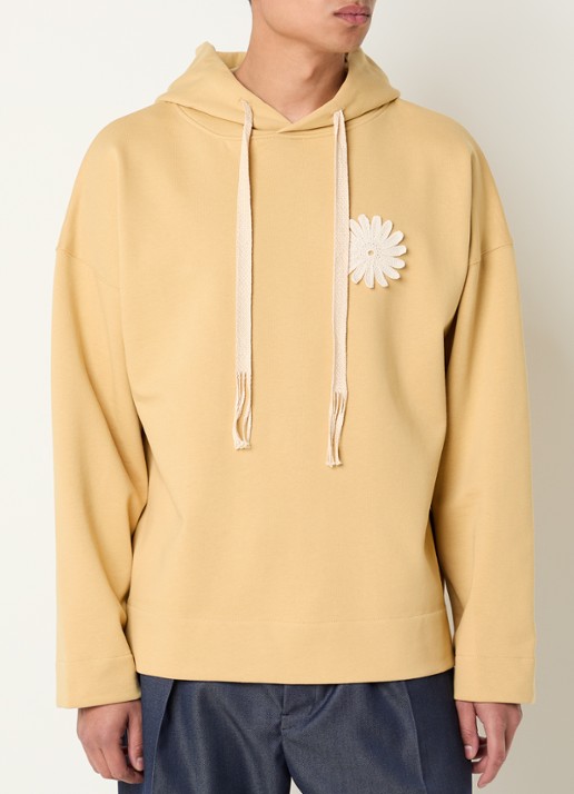 Sandro Hoodie met bloemborduring