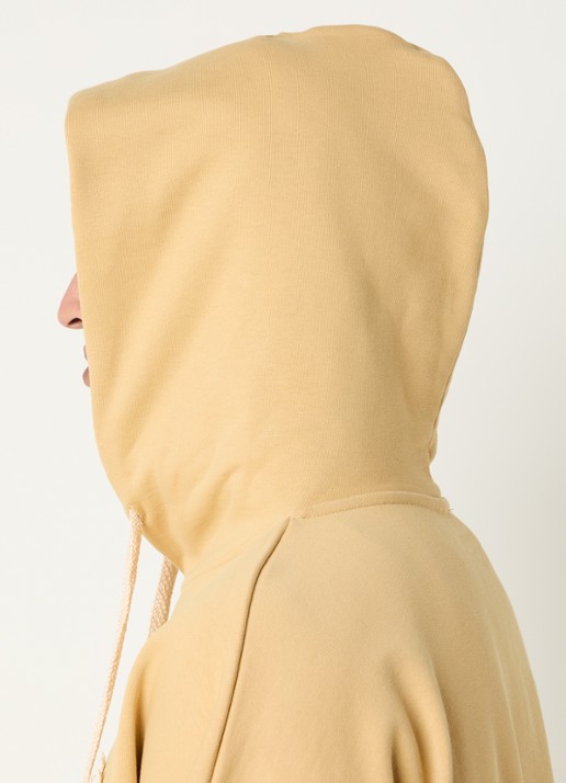 Sandro Hoodie met bloemborduring - detail 4 okergeel