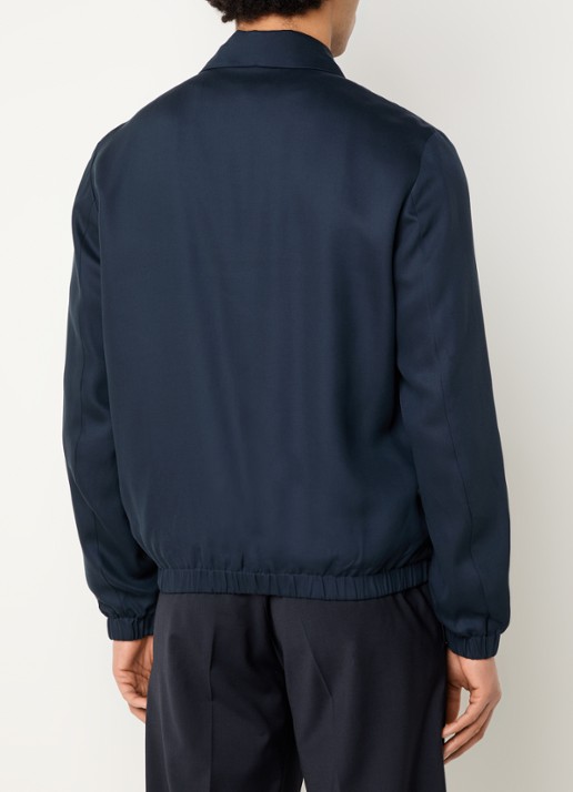 Sandro Jack met steekzakken - achterkant 4 donkerblauw