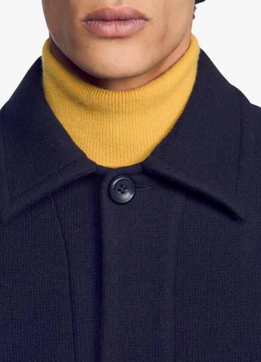 Sandro Jack met steekzakken - detail 5 donkerblauw