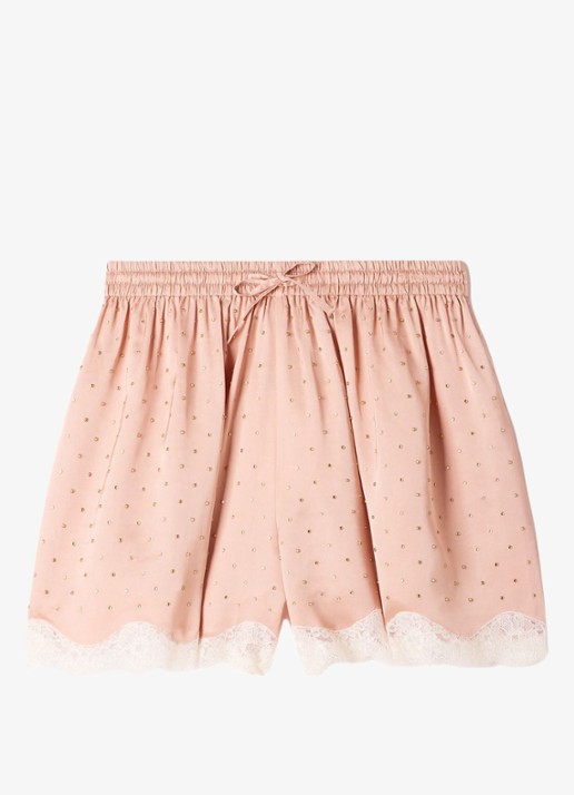 Sandro Loose fit high waist korte broek met strass