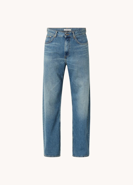 Sandro Loose fit jeans met medium wassing - voorkant 4 blauw