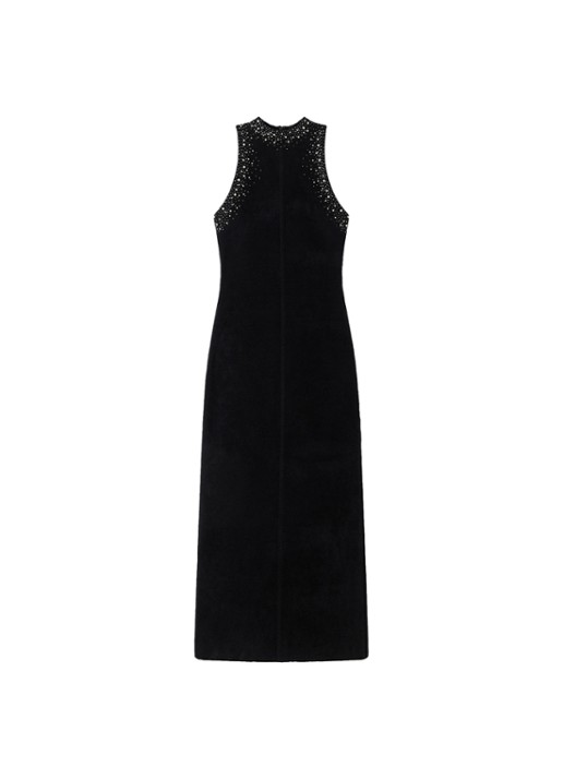 Sandro Midi jurk met strass