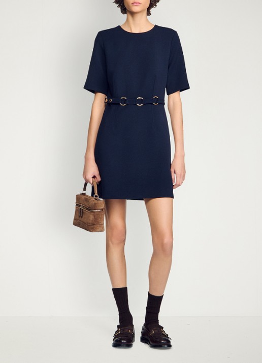 Sandro Mini jurk met ceintuur