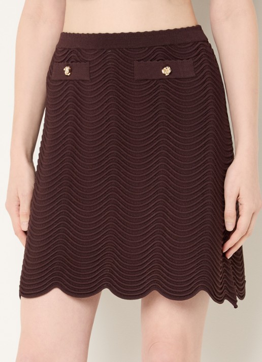 Sandro Mini rok met sierknopen