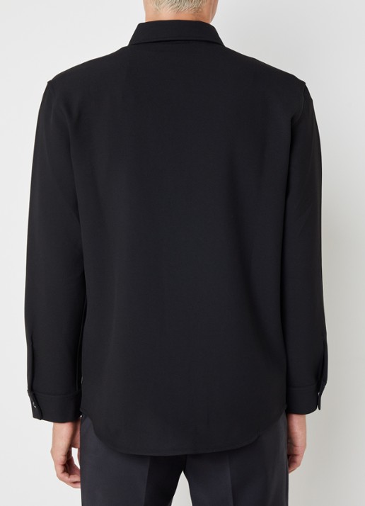 Sandro Overshirt met stretch - achterkant 3 zwart
