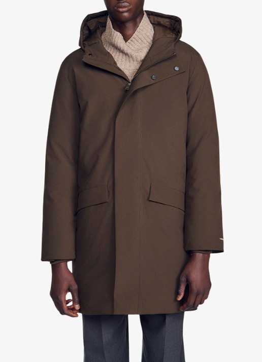 Sandro Parka met klepzakken