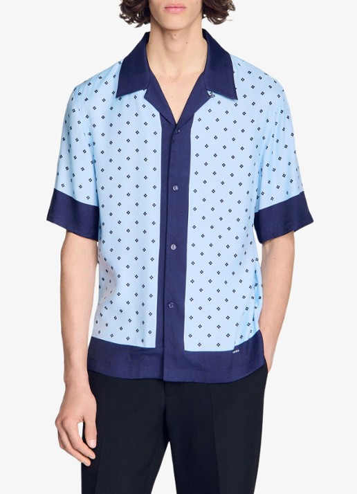 Sandro Regular fit overhemd met print