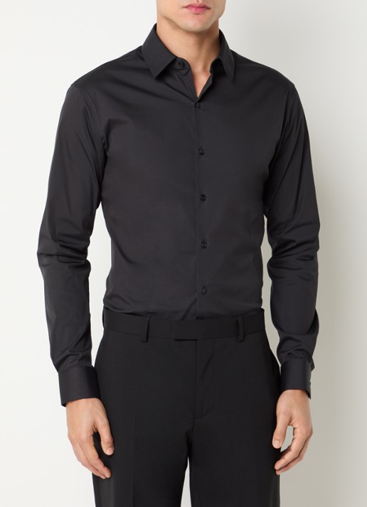 Sandro Regular fit overhemd met stretch
