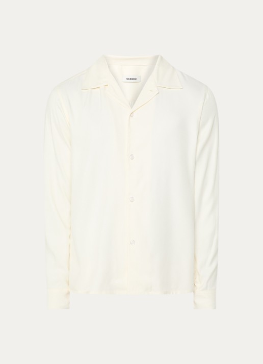 Sandro Regular fit overhemd  - voorkant 2 creme