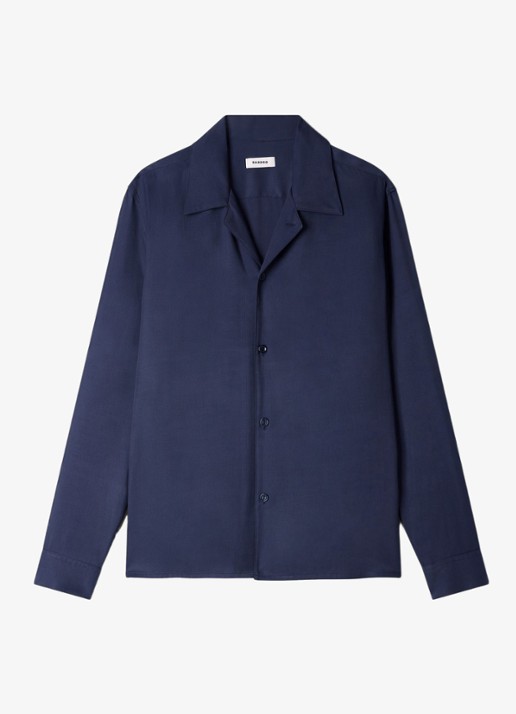 Sandro Regular fit overhemd  - voorkant 5 midnight blue